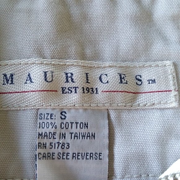 Maurices Zip Front Jacket Size S tan / khaki - Picture 3 of 14